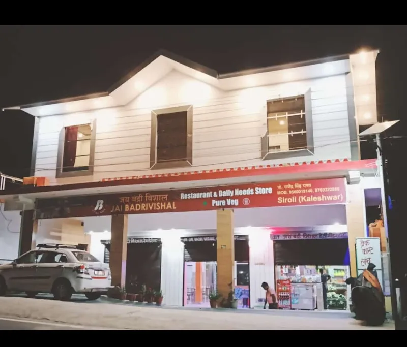 Jai Badrivishal Homestay, Restaurant and daily needs store